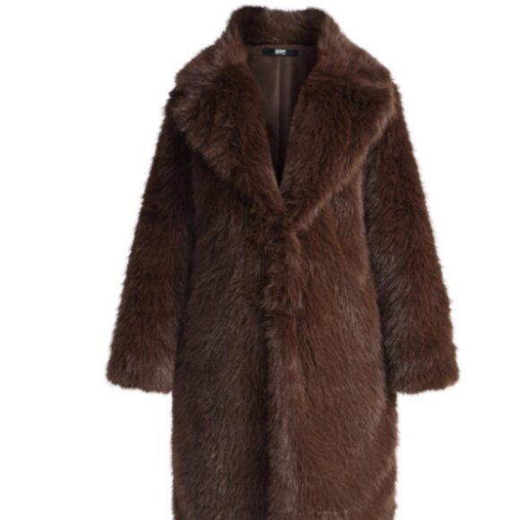 Madden NYC Women's Oversized Faux Fur Coat Size S/M - Picture 3 of 10